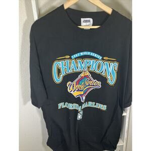 Florida (Miami) Marlins - 1997 World‎ Series Champions Vintage Shirt - Size XL